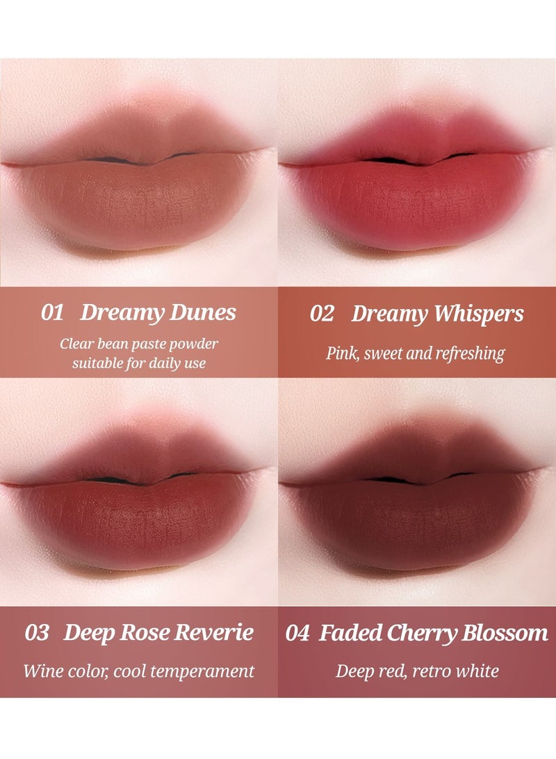 Fancy only Dream Star Lip Cream Moisturizing Velvet Smooth Matte Finish Lip Gloss - 03 Deep Rose Reverie - Image 4
