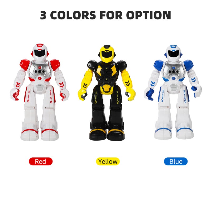 Intelligent Gesture Control Robot: Yellow Programmable Dancing Robot - Obstacle Avoidance Singing Robot for Early Education Kids - Image 3