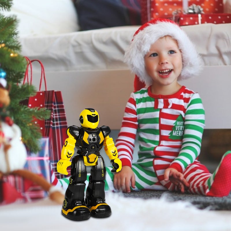 Intelligent Gesture Control Robot: Yellow Programmable Dancing Robot - Obstacle Avoidance Singing Robot for Early Education Kids - Image 5