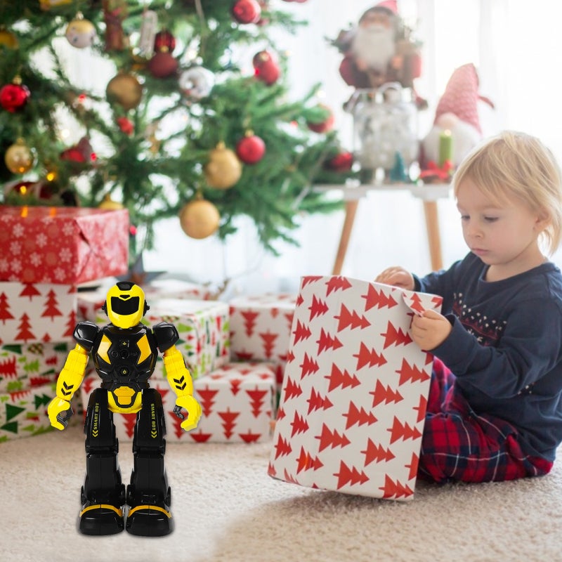 Intelligent Gesture Control Robot: Yellow Programmable Dancing Robot - Obstacle Avoidance Singing Robot for Early Education Kids - Image 4