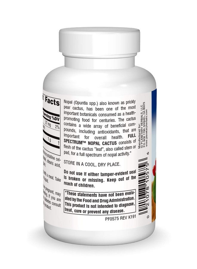 Planetary Herbals Full Spectrum Nopal Cactus 1000mg Prickly Pear Cactus Antioxidant - 100% Natural - 60 Tablets - Image 2