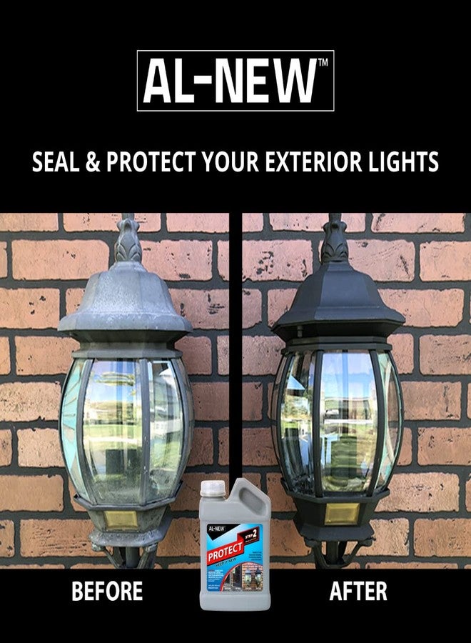 AL-NEW Step 2 Protect | Restoration Solution for Outdoor Patio Furniture, Garage Doors, Window Frames, Exterior Lights & Fencing (32 Ounce) - Image 5