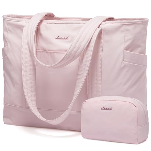 LOVEVOOK Tote Bag for Women,Lightweight Gym Tote Bag with Zipper,Work Tote with Laptop Pocket,Nurse Dance Yoga Bag for Travel - Image 1