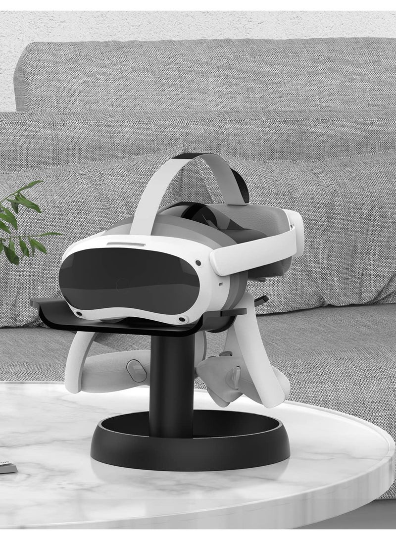 Headset Stand for Meta Quest 2, More Stable Base Headset Display Holder and Controller Mount Station for Quest 2/Quest 1/Rift/Rift S and Touch Controllers Accessories - Image 2