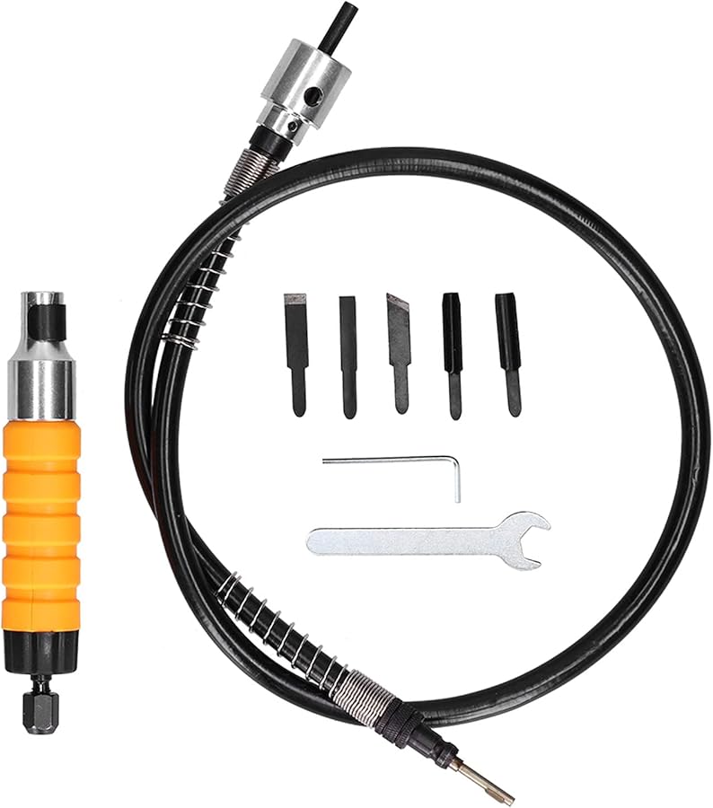 Flexible Shaft Electric Wood Chisel Carving Tool for Woodworking Sculpture Steel - Image 1