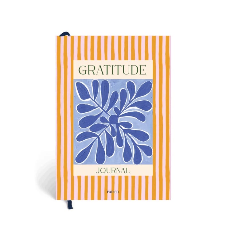 Papier Stay Grounded Gratitude Journal - Colorful Hardback | Daily Prompts, Activities & Monthly CheckIns | Undated Diary | For Affirmation, Reflection, Mindfulness & Meditation | Self Care Gift - Image 1