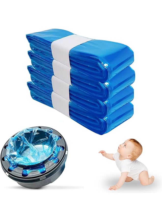 erorex 4 Pack Diaper Bucket Refill Cassettes Refill Foil Diaper Bucket Disposable Diaper Bags Anti Odor - Image 1