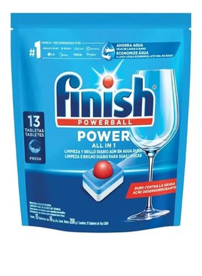 Finish 13 Tablets, Powerball Power Dishwasher Tablets