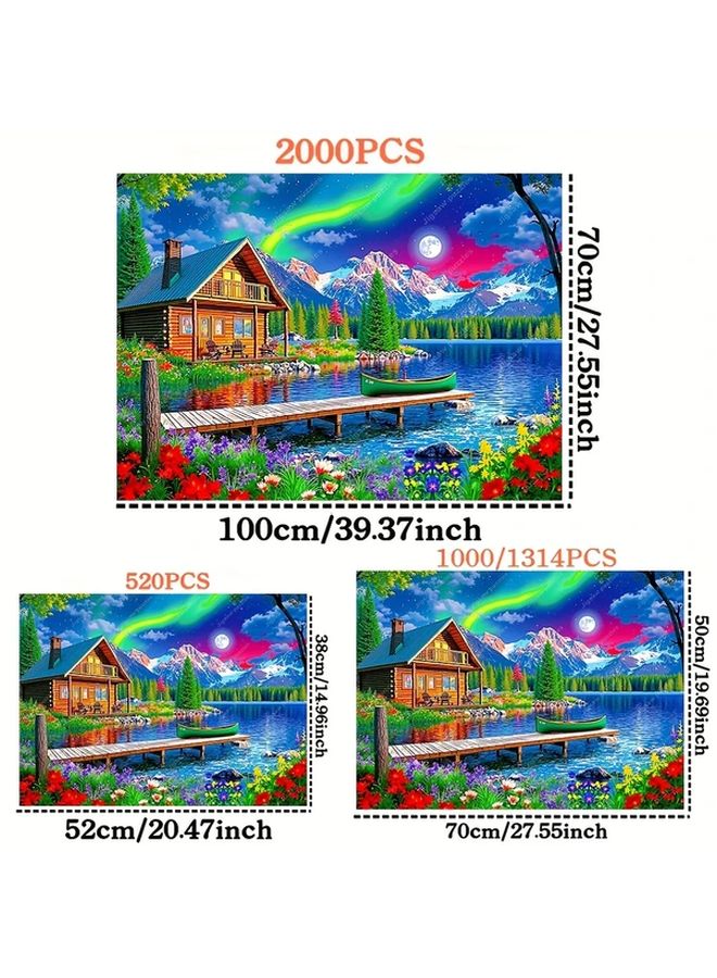 2000 Pieces Jigsaw Puzzles For Adults Home Decor Wall Decor Birthday Festival Gifts - Image 3