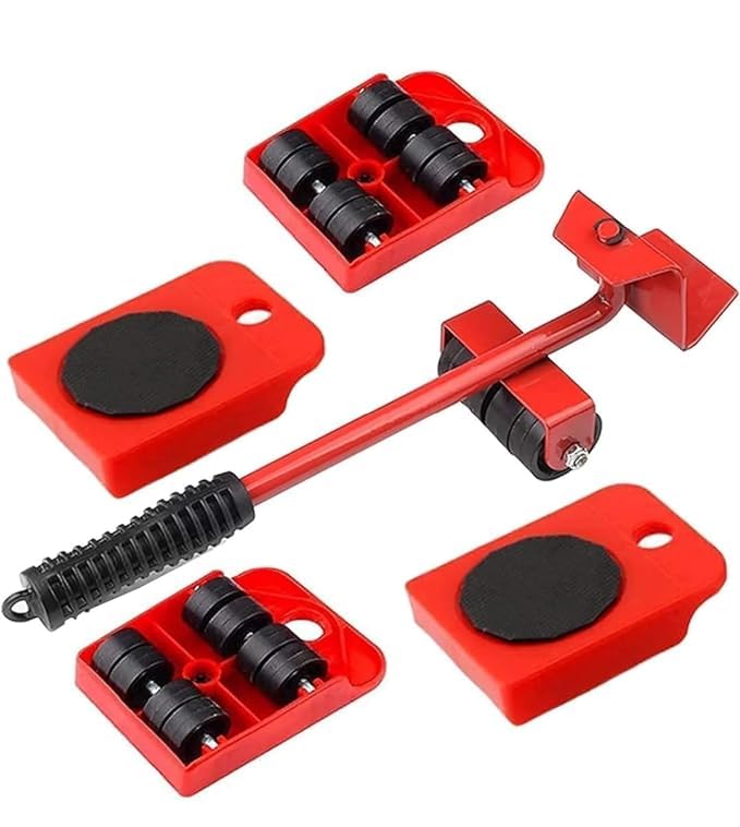 BLACK PANDA Store Furniture Lifter Mover Tool Set Heavy Duty Furniture Shifting Lifting Moving Tool with Wheel Pads for Easy and Safe Moving Suitable for Sofas and Refrigerators Up to 150KG - Image 1