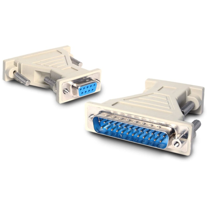 StarTech.com DB9 to DB25 Serial Cable Adapter - F/M - Serial adapter - DB-9 (F) to DB-25 (M) - AT925FM,Beige - Image 1