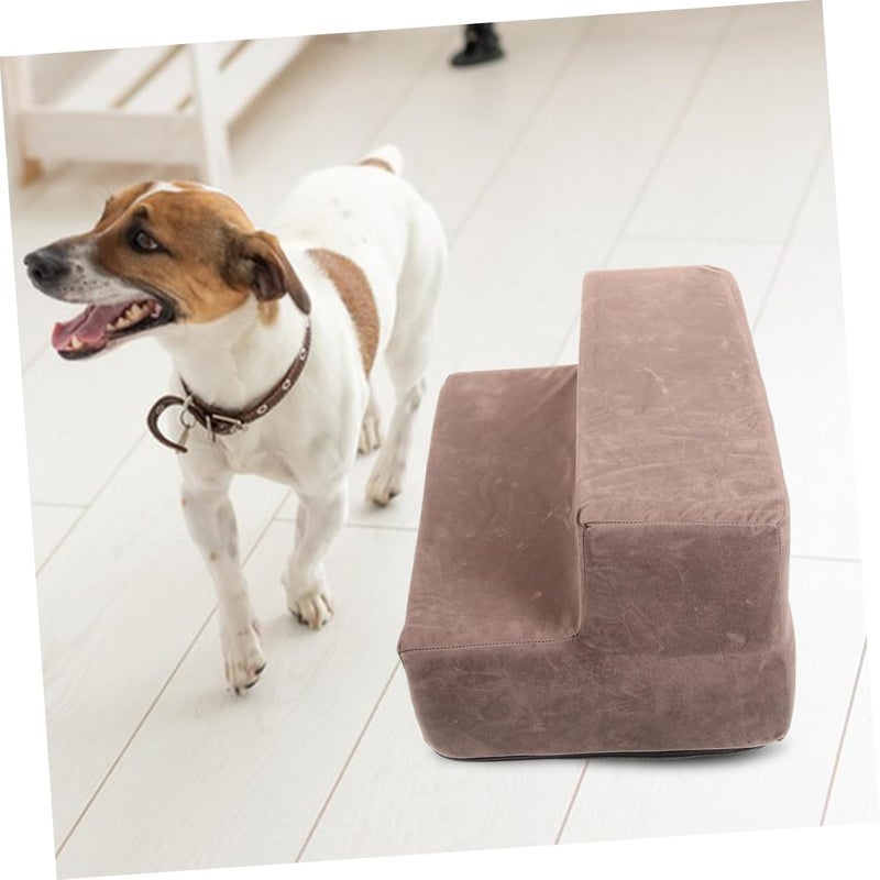 VICASKY PET Step Ladder for Dogs and Cats 2-Tier Indoor Ramp Non-Slip Design Convenient PET Stairs for Bed Access Lightweight and Portable - Image 5