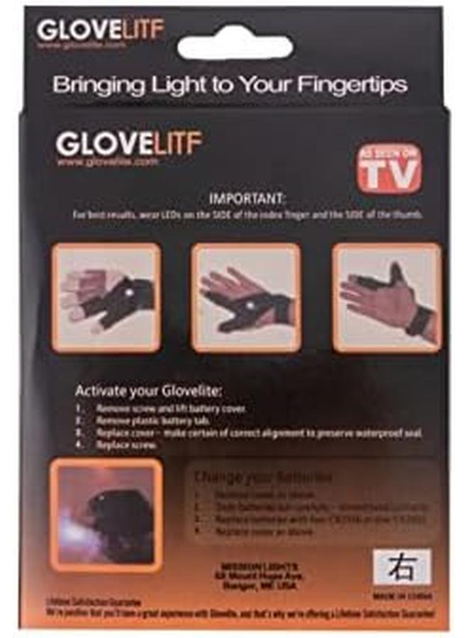 ماونتن جير قفاز مصباح يدوي Glovelite إصبع LED ضوء أسود صغير - Image 4