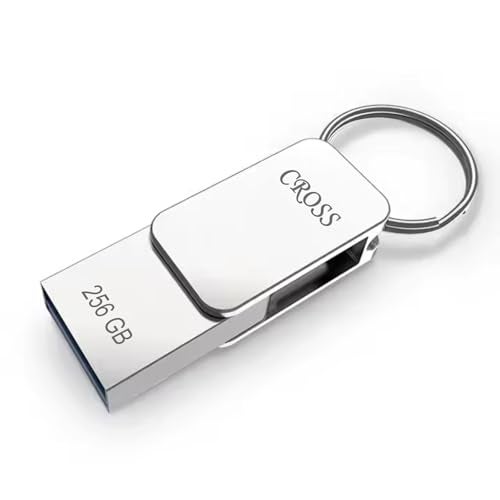 CROSS® 256 GB Type-C OTG PENDRIVE/Premium Metal Body with USB 3.0 Technology, Working with All Smart phjone 180 Mbps HIGH Speed Data Transfer | Compatible with Smartphones, LAPTOPS - Image 5