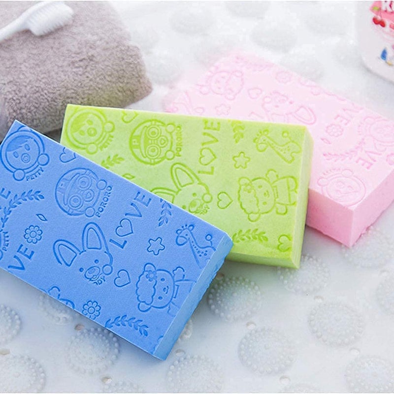 FUJINO Ultra Soft Exfoliating Bath SpongeAsian Bath Sponge For ShowerJapanese Spa Cellulite MassagerDead Skin Remover Sponge For Body Multicolor  - Image 2