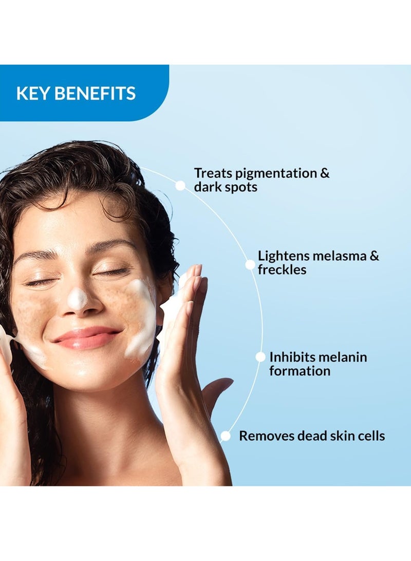 FIXDERMA Skarfix -TX Face Cleanser with Tranexamic Acid, Kojic Acid & Niacinamide | Kojic Acid Face Wash | Pigmentation Face Wash for All Skin Types | Face Wash for Women | Face Wash Men - 75gm - Image 2