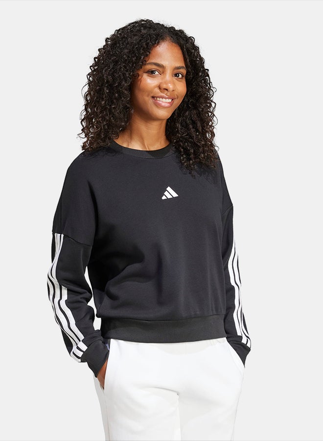 Adidas Essentials 3-Stripes French Terry Sweatshirt - Image 3
