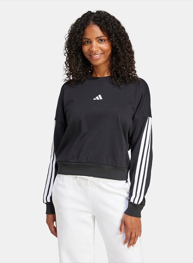 Adidas Essentials 3-Stripes French Terry Sweatshirt - Image 1