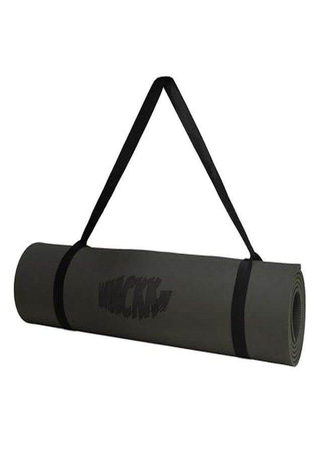 Whackk TPE 6mm Alignment Yoga Mat|Gray |TPE Non-Slip Yoga & Exercise Mat with Carry Strap|Lightweight, Eco-Friendly for Yoga & Pilates Non toxic - Image 3
