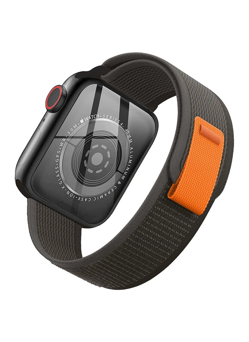 SYOSI - 3 Pack Trail Loop Nylon Band Compatible with Apple Watch Band 49mm 45mm 44mm 42mm Women Men,Adjustable Sport Breathable weave Strap Compatible for Apple Watch Ultra Series 8/7/6/5/4/3/2/1/SE - Image 1