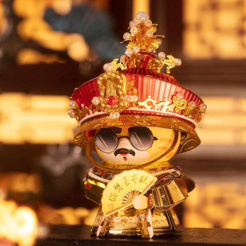 MU 3D Metal Puzzles for Adult BuildingTV Series Empresses in The Palace Emperor Kitty, The Legend of Zhen Huan Cat Themed Metal Models Kits Miniature Build, Assembling DIY Sets Home Desk Office Decor - Image 3