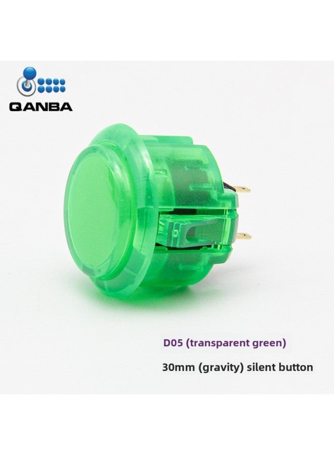 Qanba Gravity Ks Rapid Silent Street Fighter Arcade Button 30/24mm Mechanical Axis Quick Fire Digital Computer Game Joystick-Product Color:D05   30mm  - Image 1