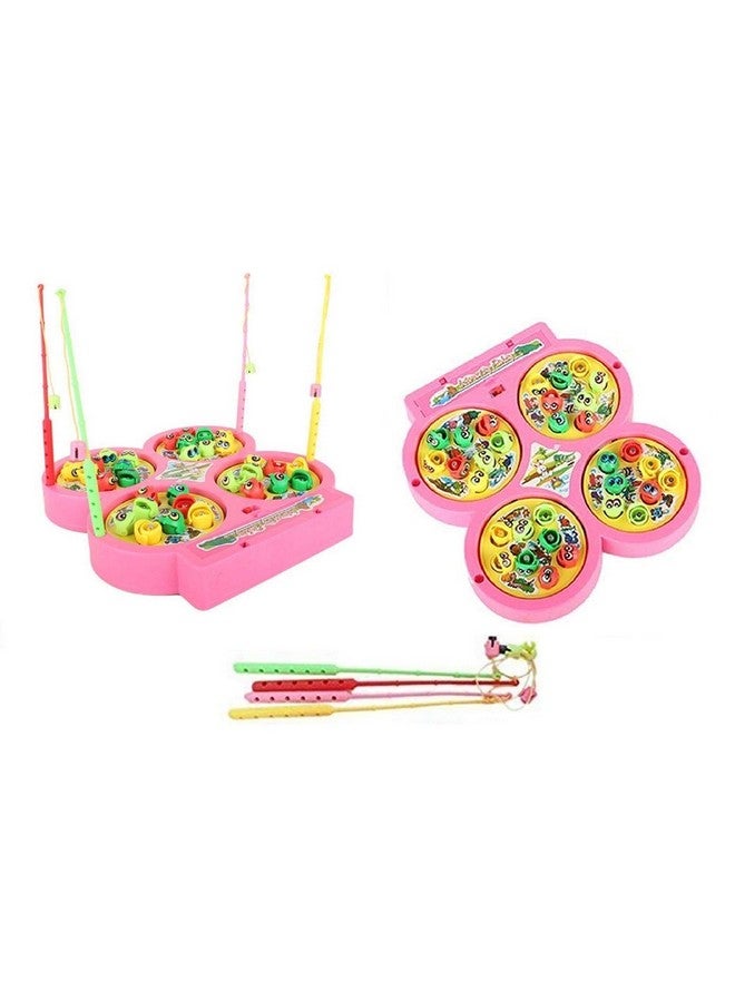 آي تشويس لعبة صيد السمك المغناطيسية للأطفال من iChoice™، تتضمن 32 قطعة من الأسماك و4 قضبان صيد، لعبة صيد السمك (لعبة صيد السمك باللون الوردي) - Image 3