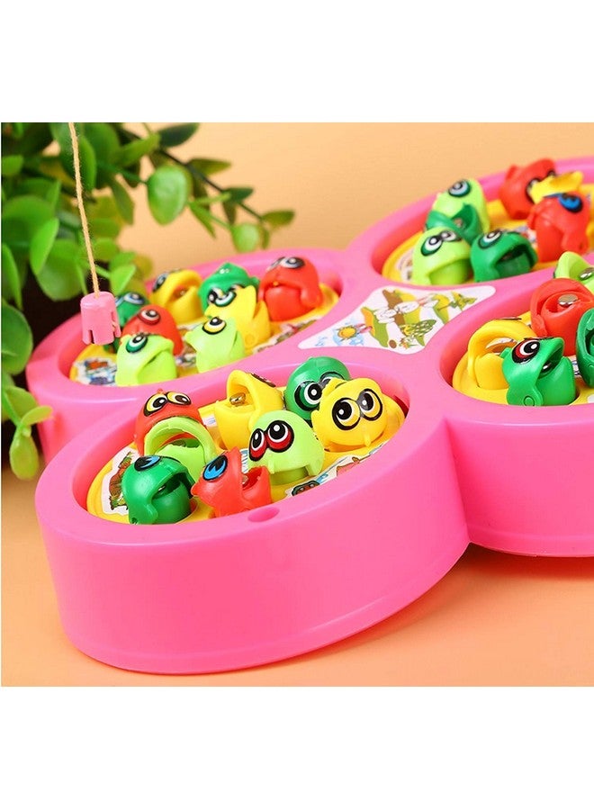 آي تشويس لعبة صيد السمك المغناطيسية للأطفال من iChoice™، تتضمن 32 قطعة من الأسماك و4 قضبان صيد، لعبة صيد السمك (لعبة صيد السمك باللون الوردي) - Image 2