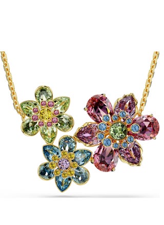 Multicolor flower necklace