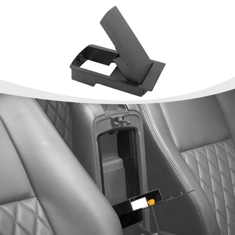 RAZPOY Center Console Hidden Organizer Box Compatible with 20112020 Dodge Durango Jeep Grand Cherokee OneTouch Hidden Armrest Secret Storage Box - Image 2