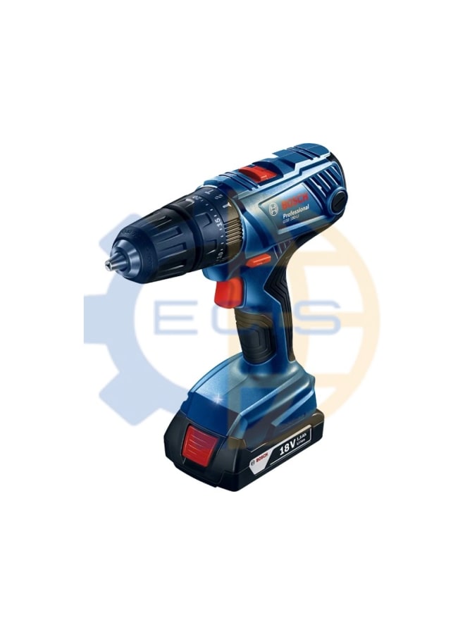 Bosch GSB 180-LI 18V Cordless Impact Drill, 13mm, 2 Batteries, Malaysian