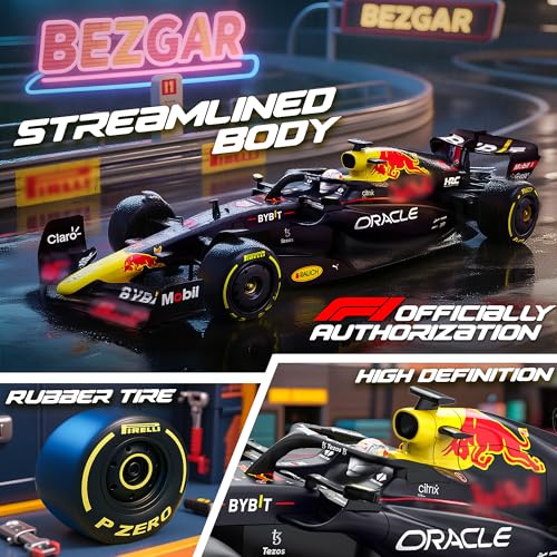 BEZGAR F1 RedBull Remote Control Car 112 Officially Licensed Rb18 Toy Car 24GHz Race F1 Collection RC for BoysGirls and Adults Ideal for Kids Collectors 94700 - Image 5