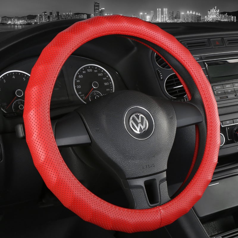 Car steering wheel cover with embossed texture for enhanced grip - Image 2