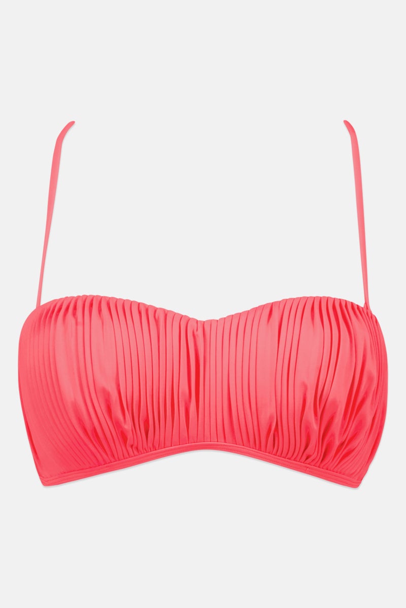 RIP CURL صدرية مبطنة مطوية للنساء، وردي - Image 1