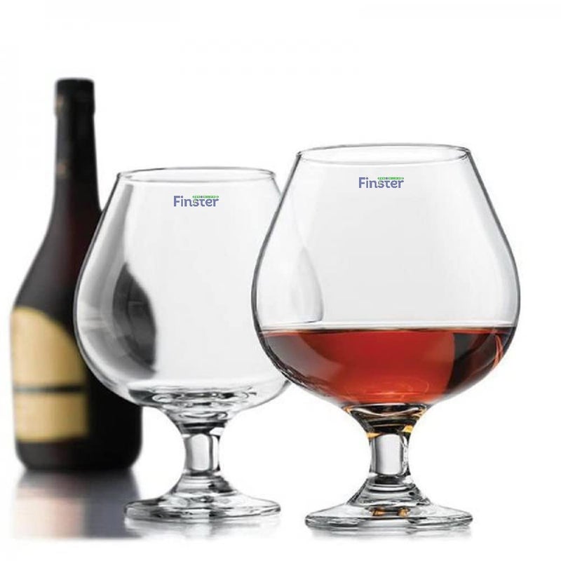 FINSTER Crystal Brandy Wine Glass Set of 6 Premium Ideal for Premium Red White Wine Glasses 190ml - Image 4