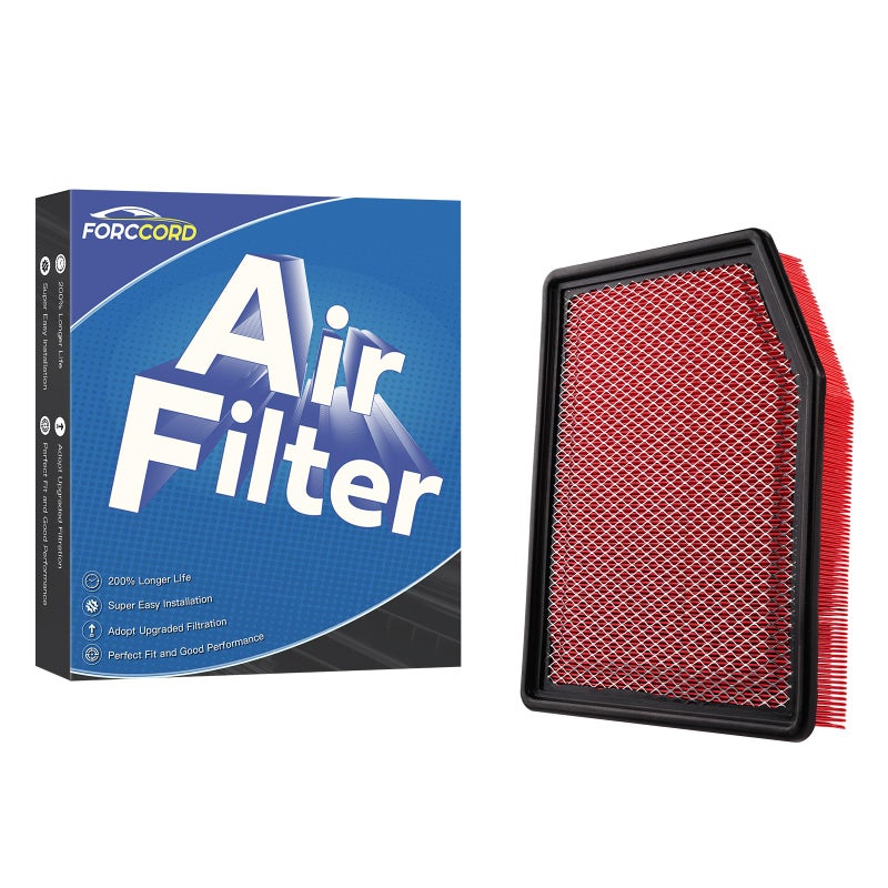 Forccord Engine Air Filter PA99417X Fits for 2019-21 Chevrolet Silverado 1500/GMC Sierra 1500, 2021-22 Tahoe/Suburban/GMC Yukon Air Filter Replacement - Image 1