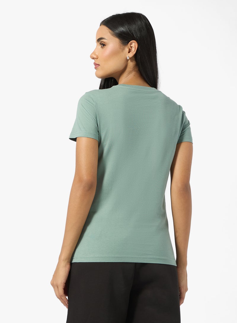 PUMA Graphics Floral Cat Logo T-Shirt - Image 2