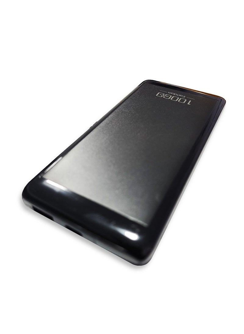Earldom - Power Bank 10000mAh with USB Output Fast Charging ,  Black - PB39 - Image 1