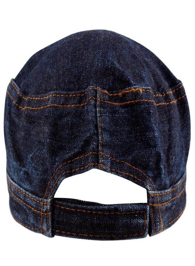 Zacharias Boy's Denim Cap (Blue;17-18 Year) - Image 2