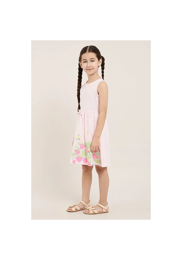 أر أند بي Printed Sleeveless Fit & Flare Dress