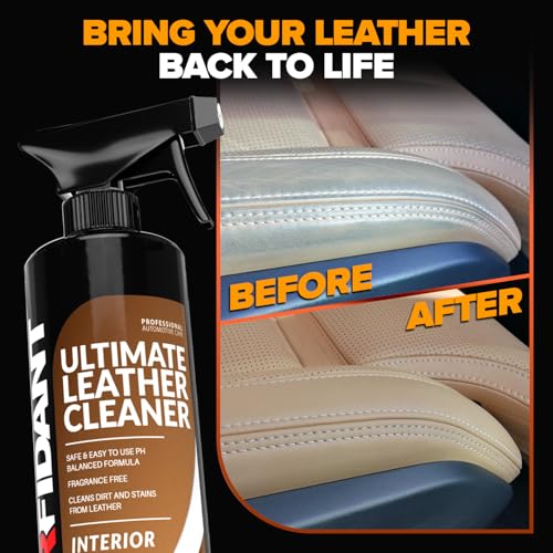 Carfidant Ultimate Leather Cleaner & Stain Remover for Cars - Cleans and Restores Seats, Coach, Purses, Handbags, Furniture, Shoe, Boot, Sofa and Interior - Image 2