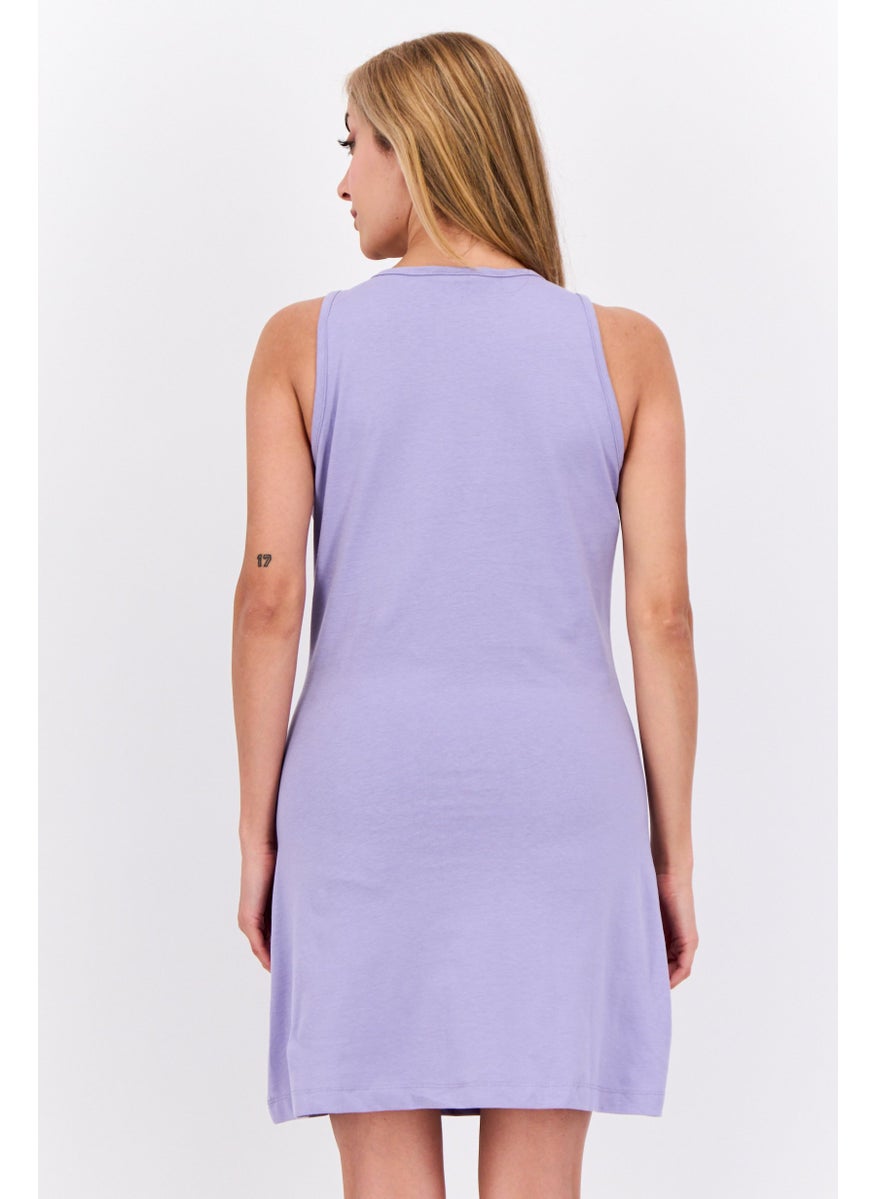 Juicy Couture Women Graphic Print Mini Dress, Lilac  - Image 2