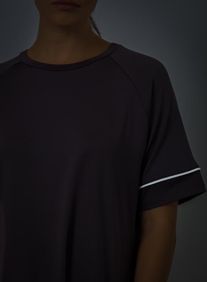 Styli Active Reflective Stripe Short Sleeves Top - Image 5