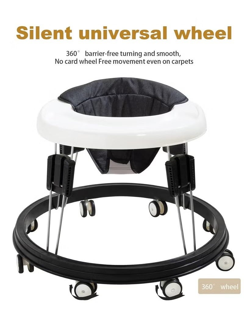 جونيس مشاية أطفال ، مشاية أطفال قابلة للطي قابل للتعديل ، مشاة متعددة الوظائف مضادة للانقلاب ، 9 ارتفاعات قابلة للتعديل - Image 5