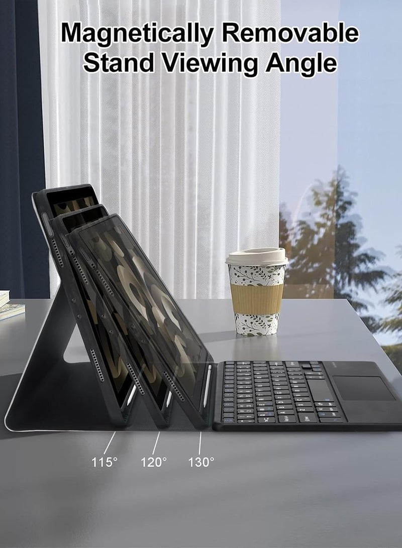 ميجوفاست حافظة لوحة مفاتيح لجهاز iPad Pro 13 بوصة (M4) لوحة مفاتيح بلوتوث بإضاءة خلفية قابلة للفصل مغناطيسيًا مع لوحة اللمس وفتحة حامل القلم A2925 A2926 A3007 لجهاز iPad Pro 13 2024 - Image 5