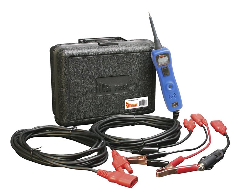 Power Probe III wCase Acc Blue PP319FTCBLU Car Automotive Diagnostic Test Tool Digital Volt Meter ACDC Current Resistance Circuit Tester