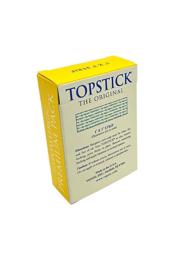 Vapon Topstick 1" X 3" Clear Strips New Hypoallergic Premium Pack 120 Count - Image 4