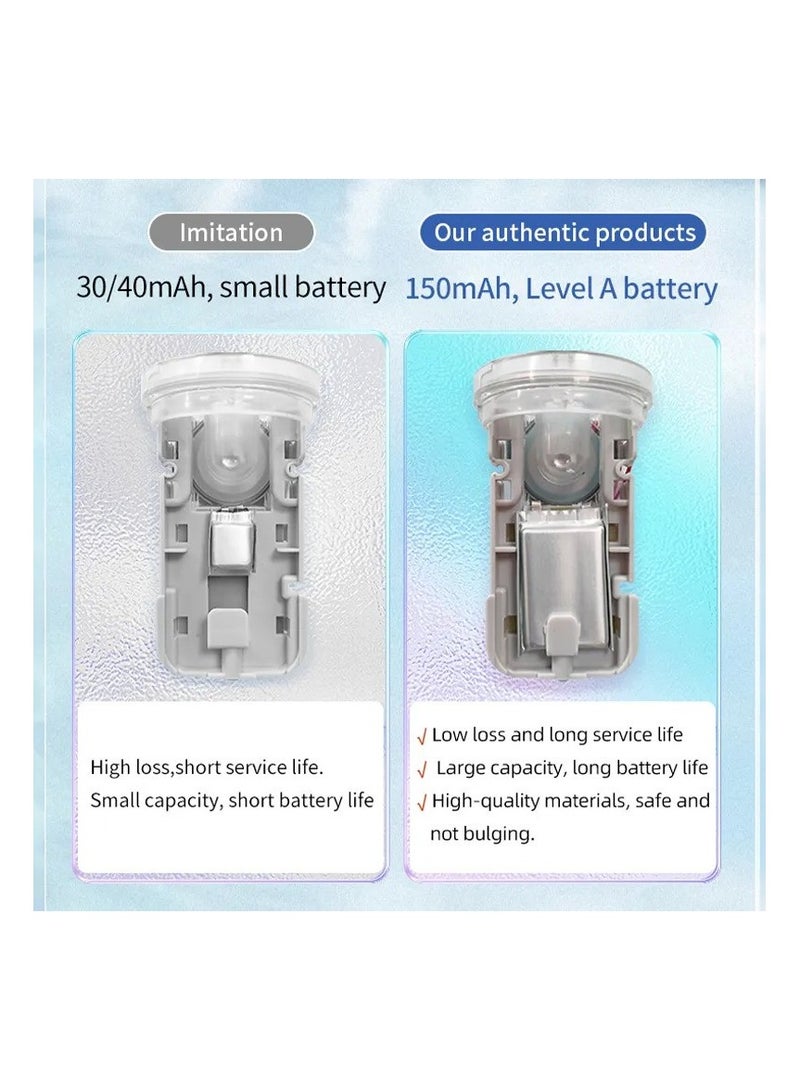 Portable Nano Mist Sprayer for Moisturizing & Hydrating Facial Makeup, Skin Care, Eyelash Extensions - White - Image 4