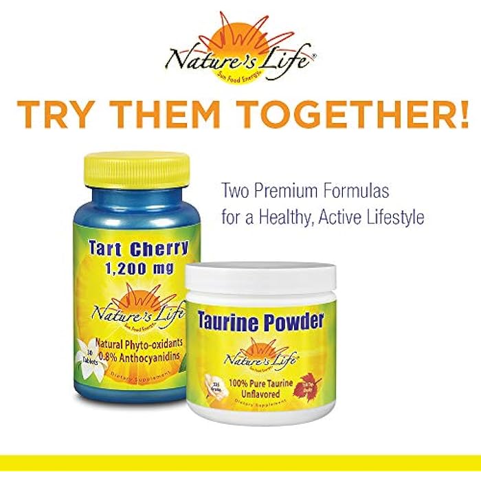 Nature's Life Pure Taurine Powder, Unflavored | Sulfur-Bearing Amino Acid for Healthy Cardiovascular & Nerve Function Support | 335g, 1000mg/serving - Image 4
