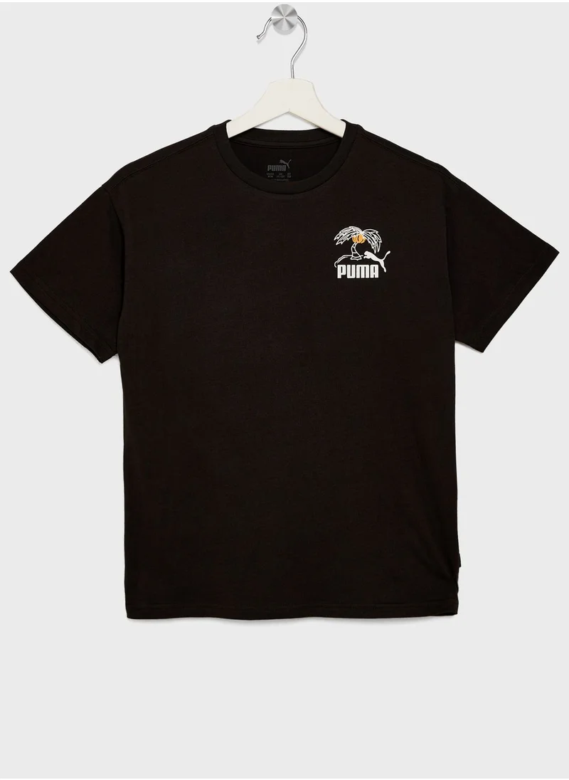 PUMA Kids Essential  Mid 90S Graphic T-Shirt